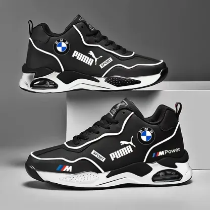 PUMA&BMW 2024 nowe męskie ortopedyczne, wygodne skórzane trampki.