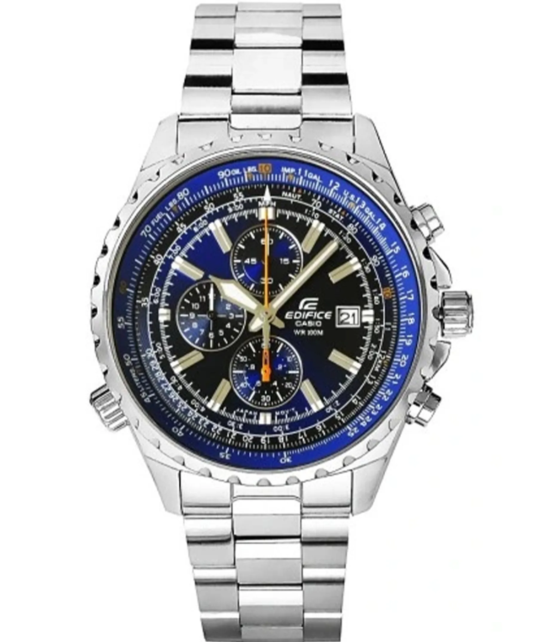 [Original Casio EDIFICE Men's Watch] CASIO Men's Watch ✅Japanese imported design ✅200 meters industrial waterproof depth ✅Scratch-resistant and wear-resistant gem mirror ✅Gem glass ✅Night vision dial ✅Adjustable watch, suitable for