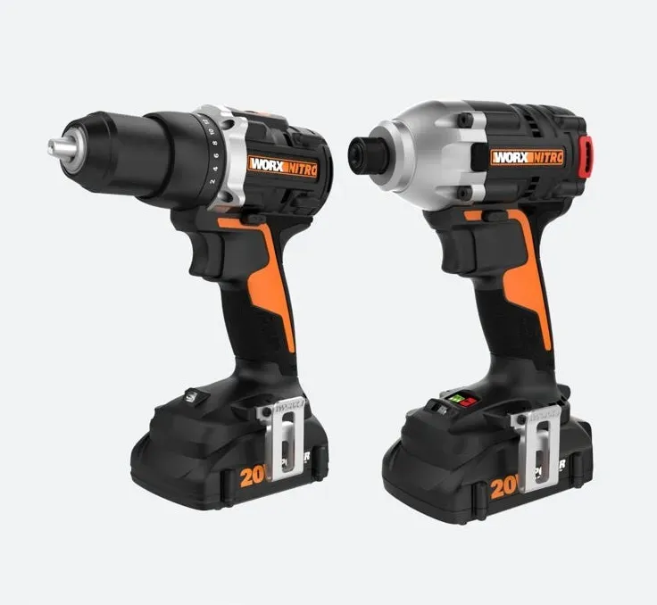 【Biedronka 30th Anniversary Celebration – Jubilee Sale】Nitro 20V Power Share Impact Driver & Drill/Driver Combo Kit – Regular Price: 699€; Promotional Price: 90 €. Hurry!