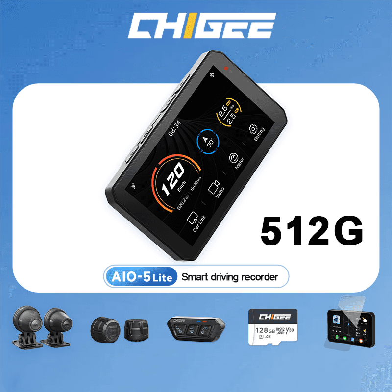【CHIGEE】Καταγραφικό αυτοκινήτου μοτοσυκλέτας με διπλές κάμερες εμπρός και πίσω