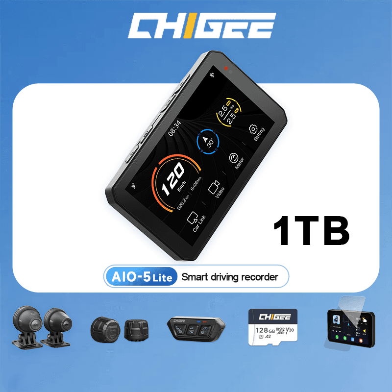 【CHIGEE】Καταγραφικό αυτοκινήτου μοτοσυκλέτας με διπλές κάμερες εμπρός και πίσω