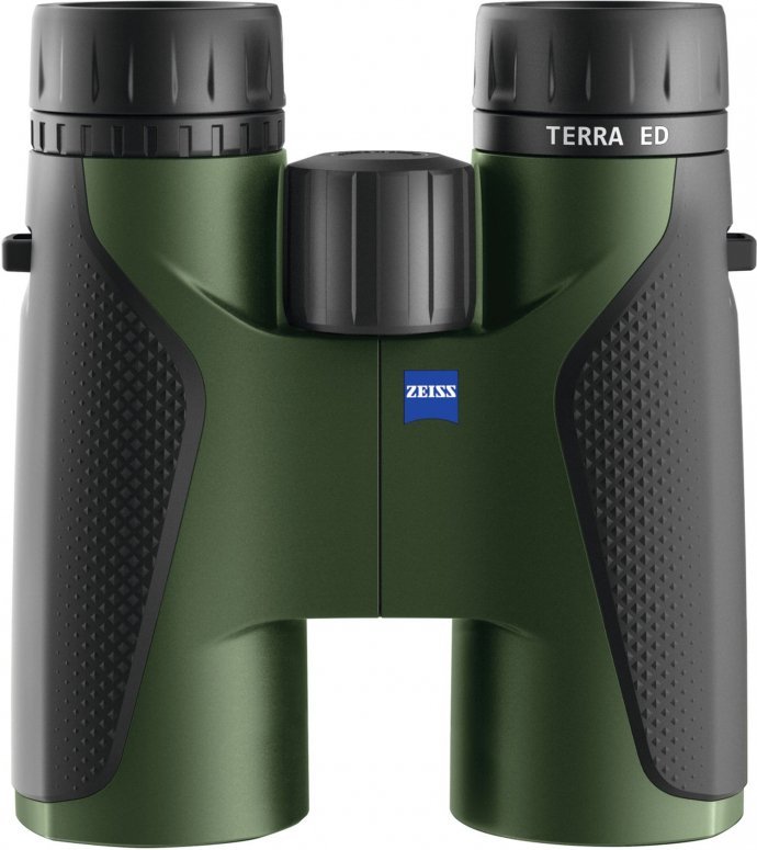 ZEISS Terra ED 10x42 černá/zelená + komfortní křížový popruh Zeiss