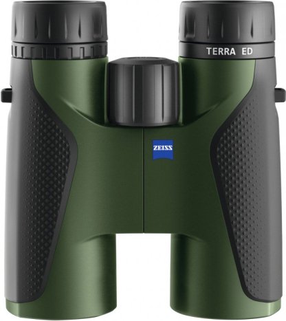 ZEISS Terra ED 10x42 černá/zelená + komfortní křížový popruh Zeiss
