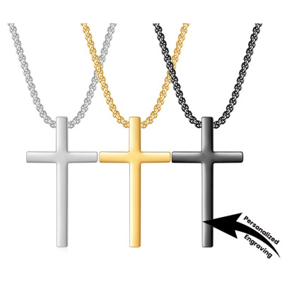 Envelope Engraved Letter Pendant Necklace
