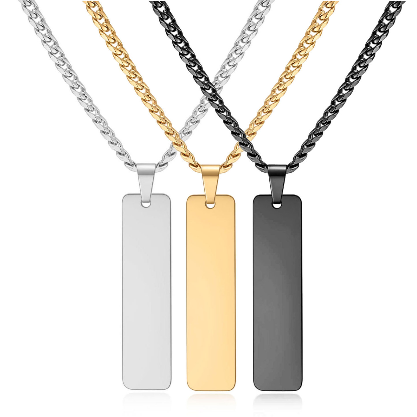 Round Photo Locket Engraved Pendant Necklace