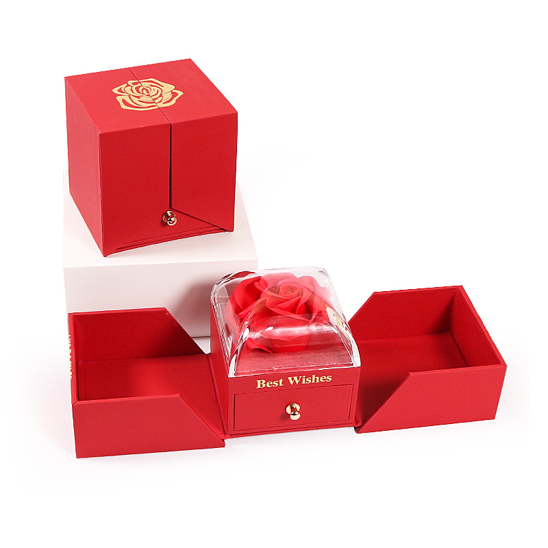 Square Rose Drawer Box