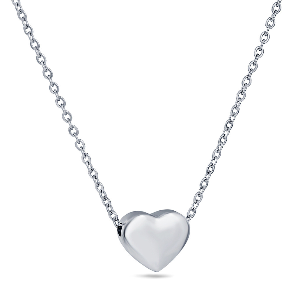 Cute Domed 26 Alphabets Necklace