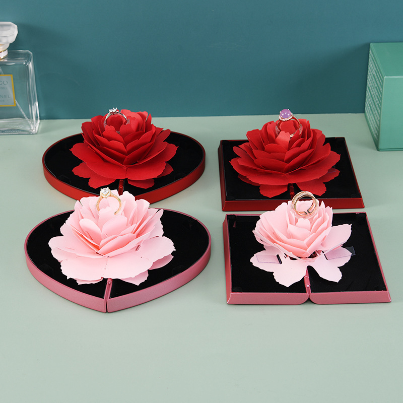 3D Paper Rose Box