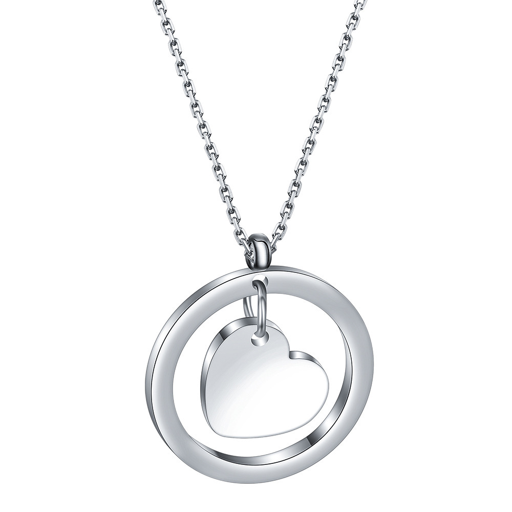 Cute Domed 26 Alphabets Necklace