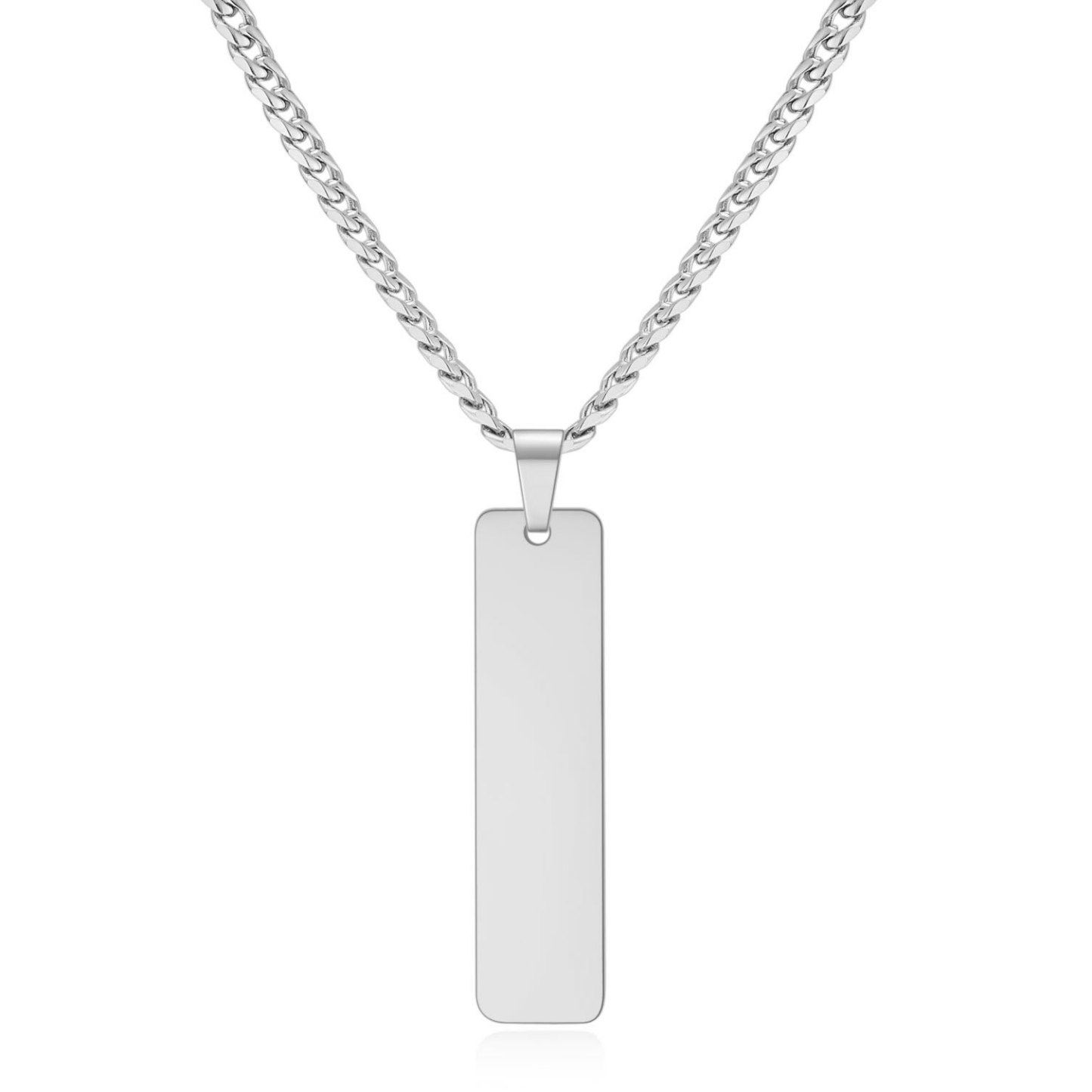 Cute Domed 26 Alphabets Necklace