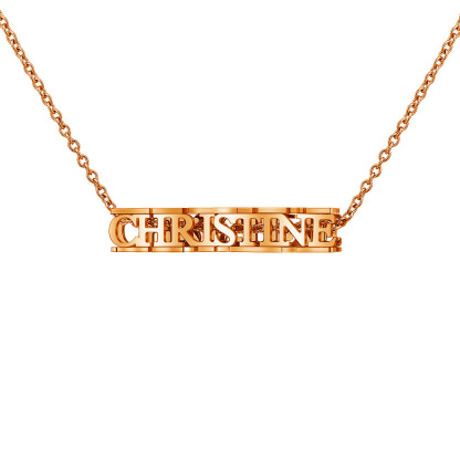 4 sided name pendant 