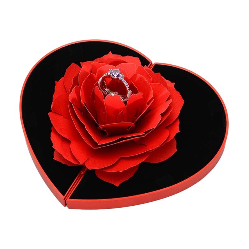 3D Paper Rose Box