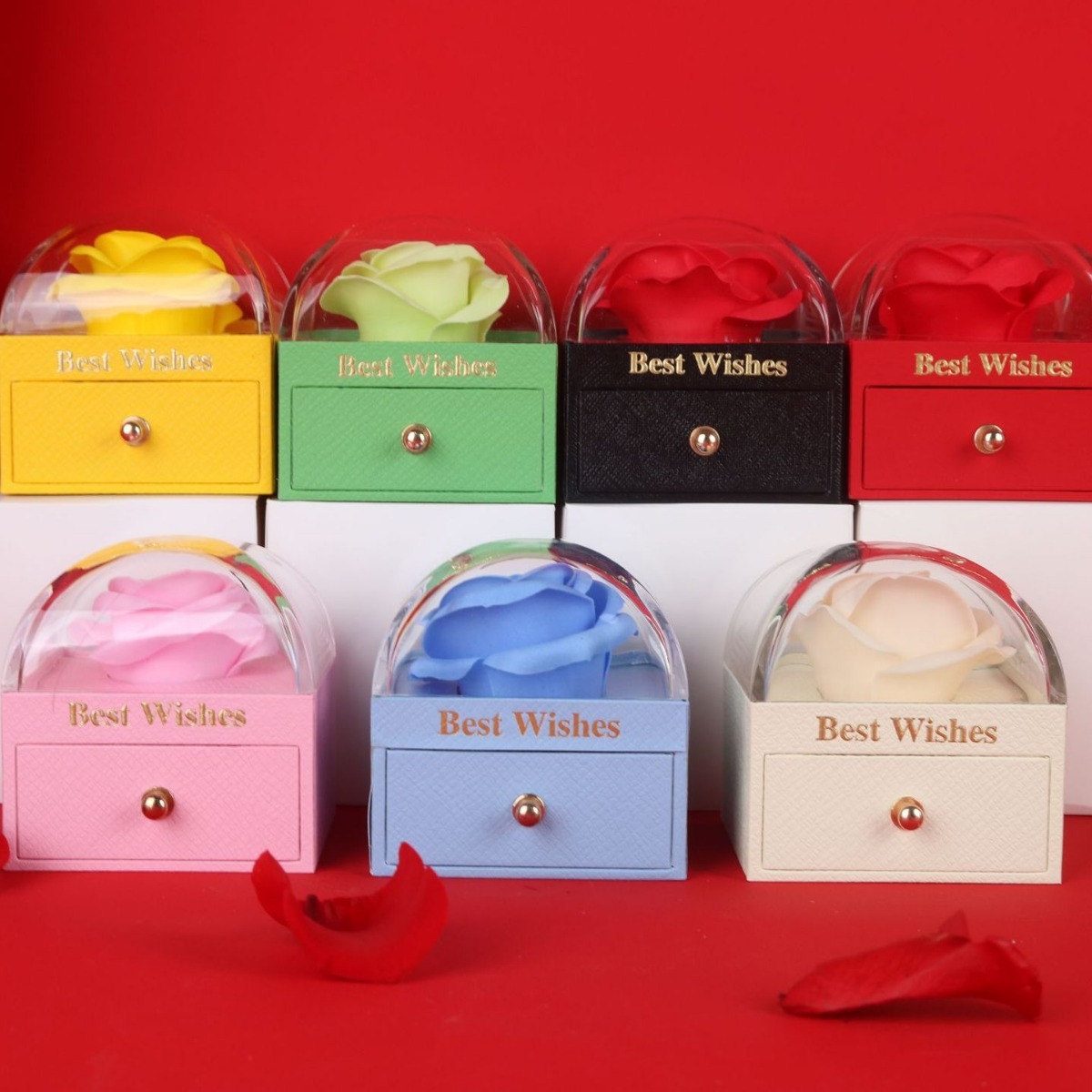 Domed Rose Drawer Box