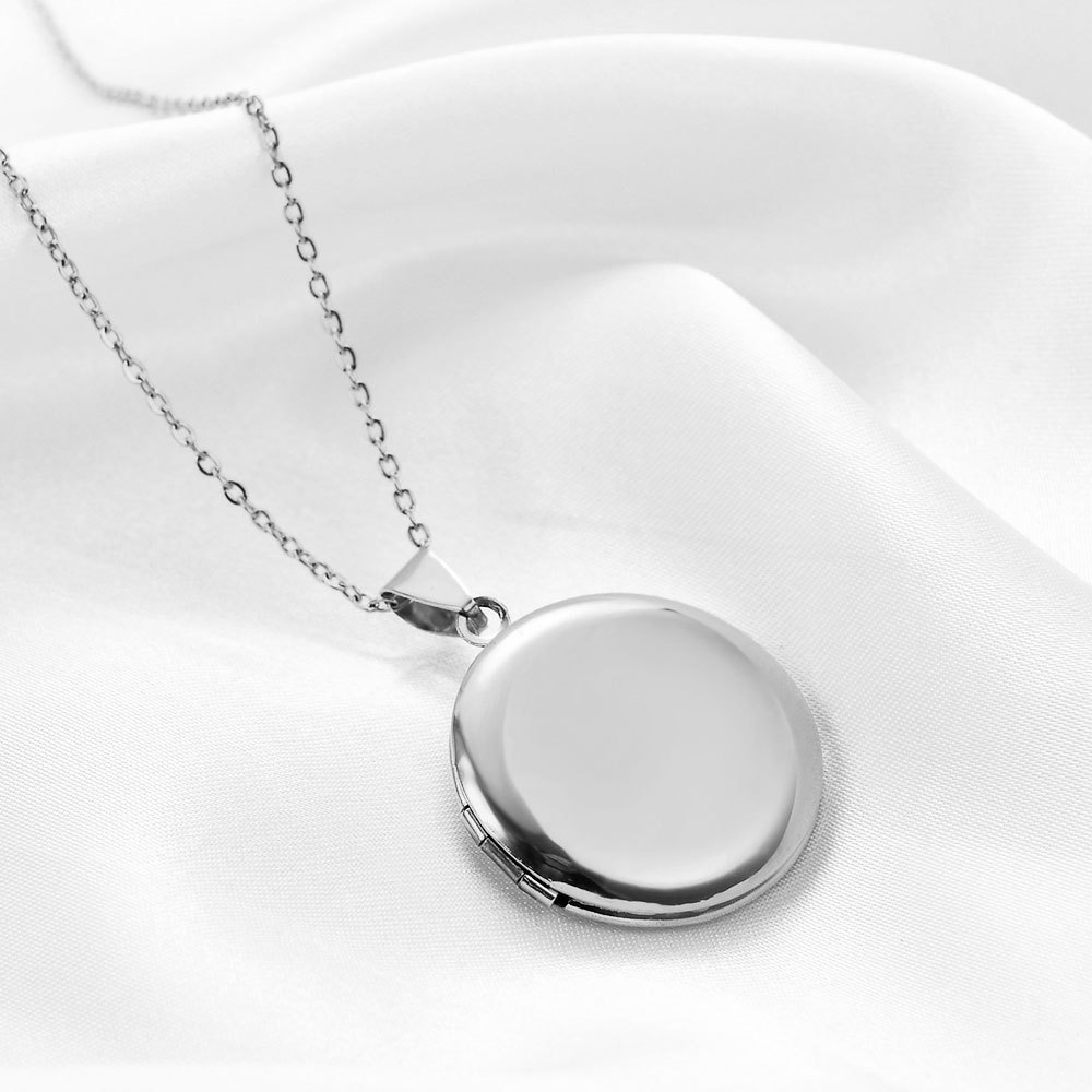 Cute Domed 26 Alphabets Necklace
