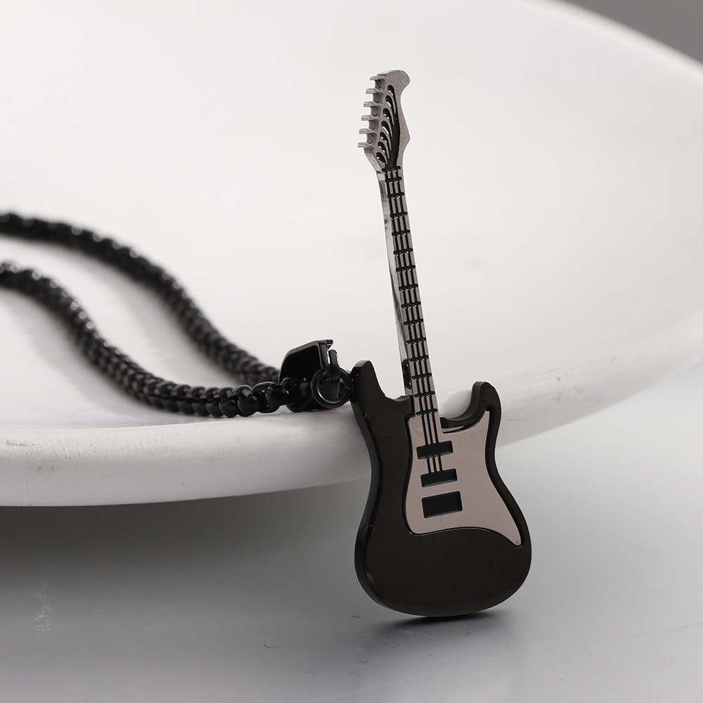 Cube Square Engraved Pendant Necklace