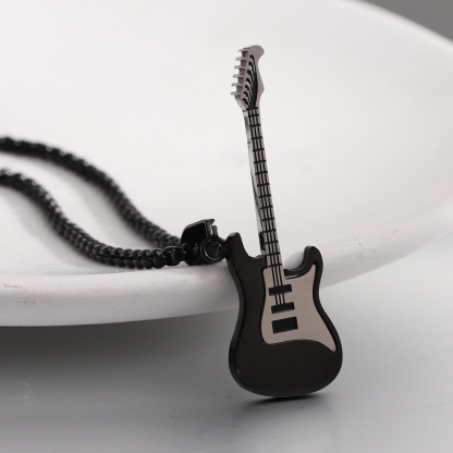 Cube Square Engraved Pendant Necklace
