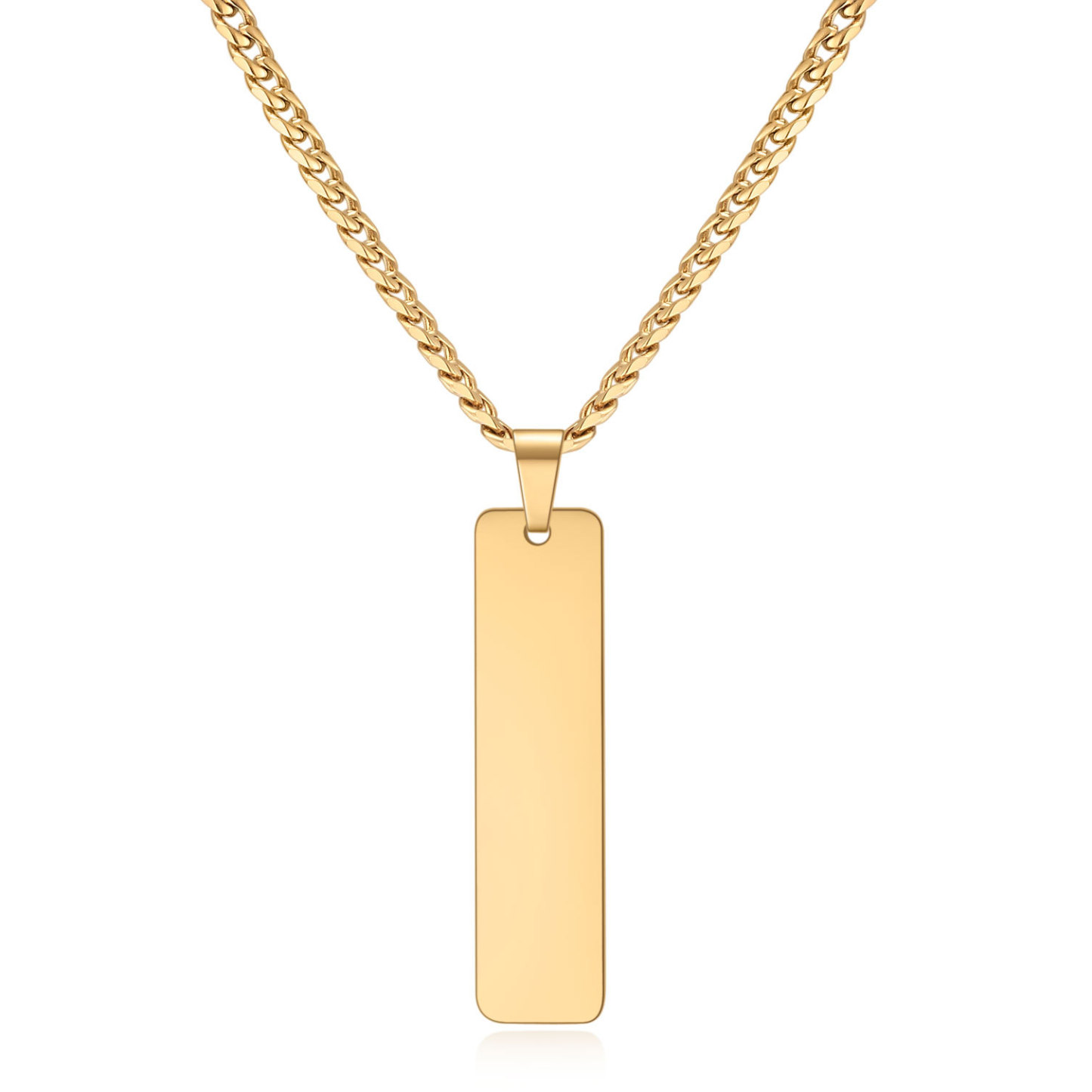 Round Photo Locket Engraved Pendant Necklace