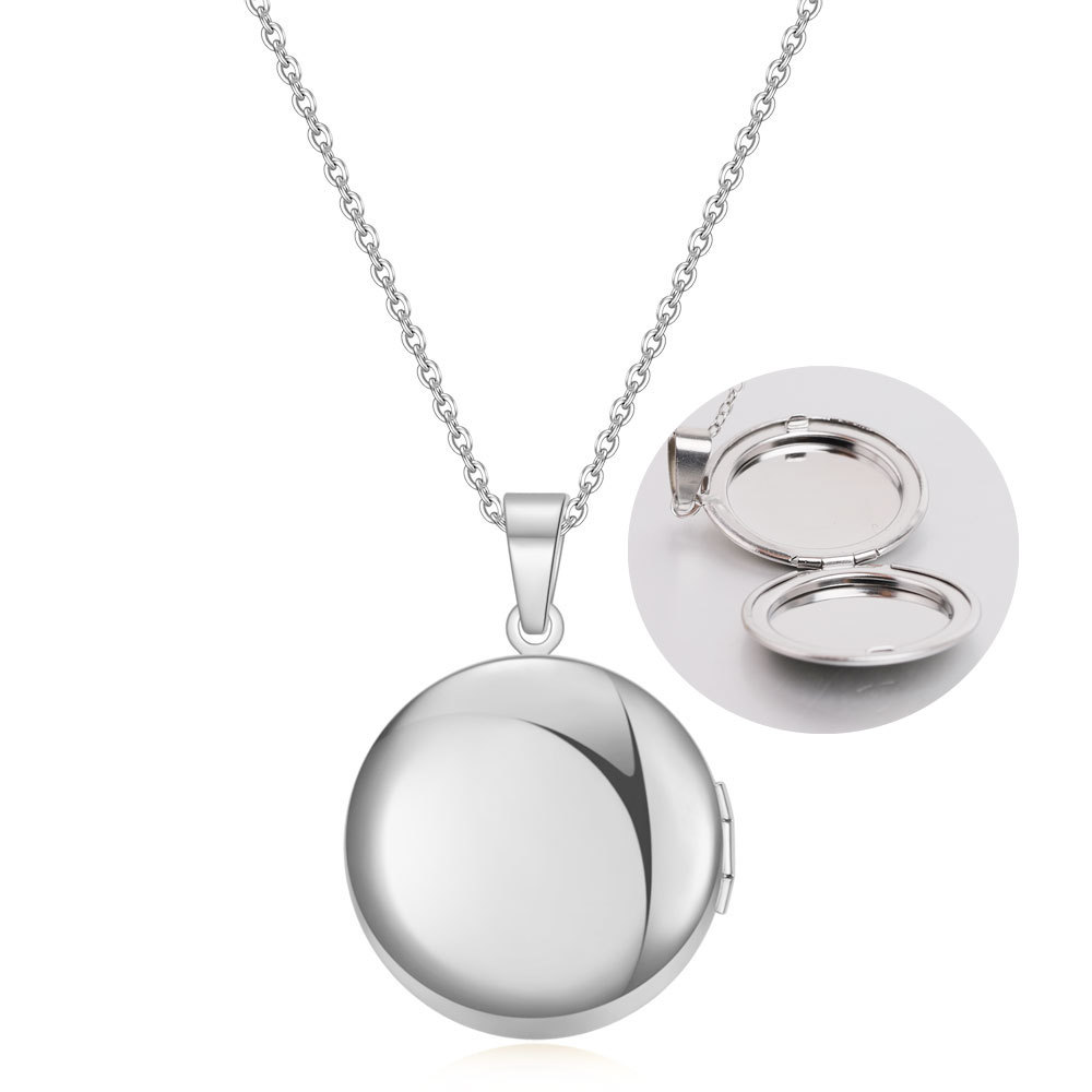 3-Layer Teardrop Engraved Pendant Necklace