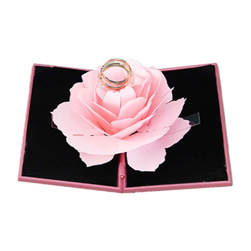 3D Paper Rose Box
