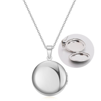 3-Layer Teardrop Engraved Pendant Necklace