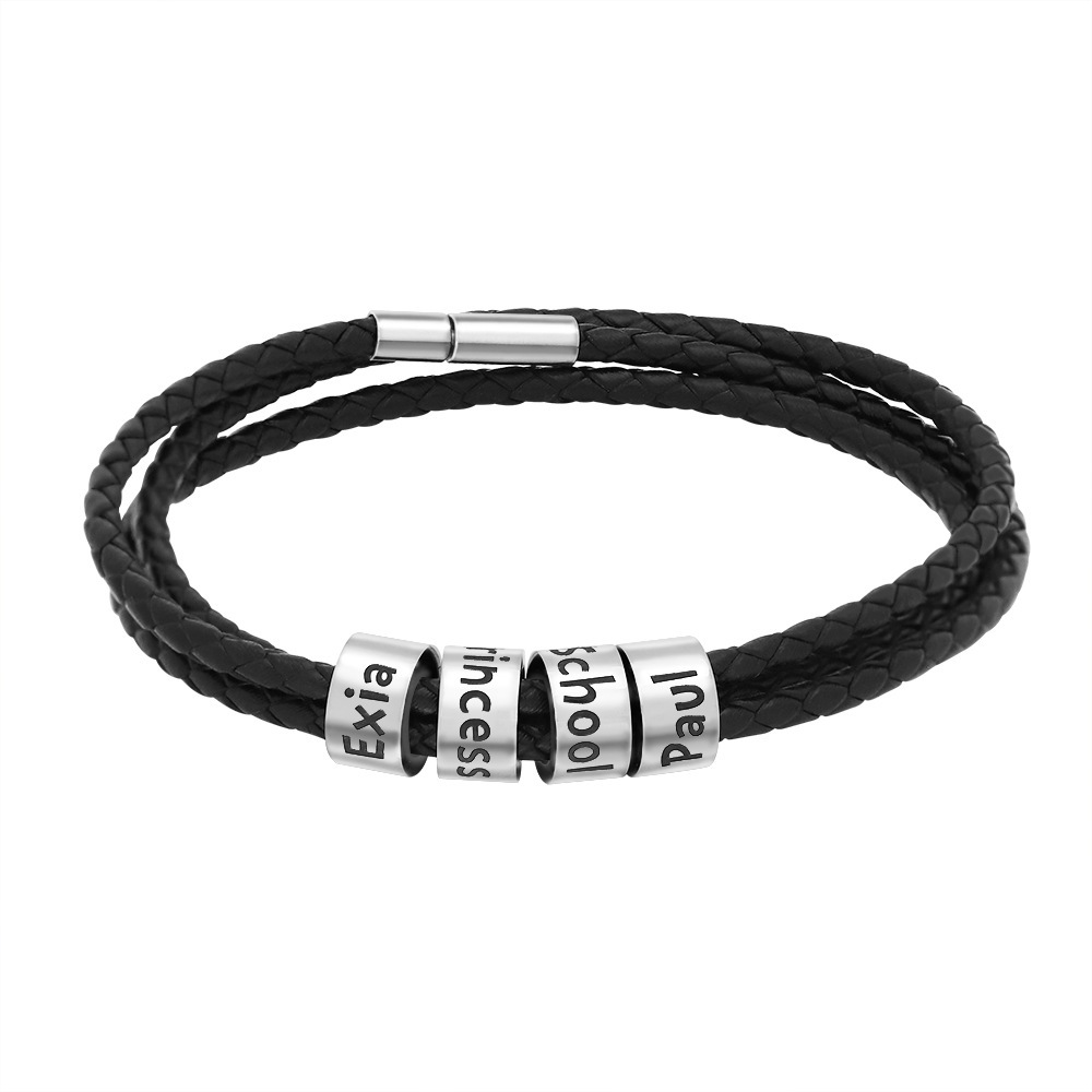 Cute Domed 26 Alphabets Necklace