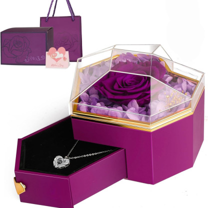 3D Heart Rose Box