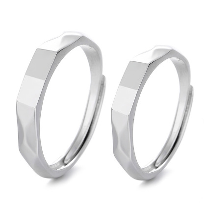 925 Sterling silver Hidden I love U Rings (2pcs) Best gift for lovers, boyfriend, girlfriend, couples