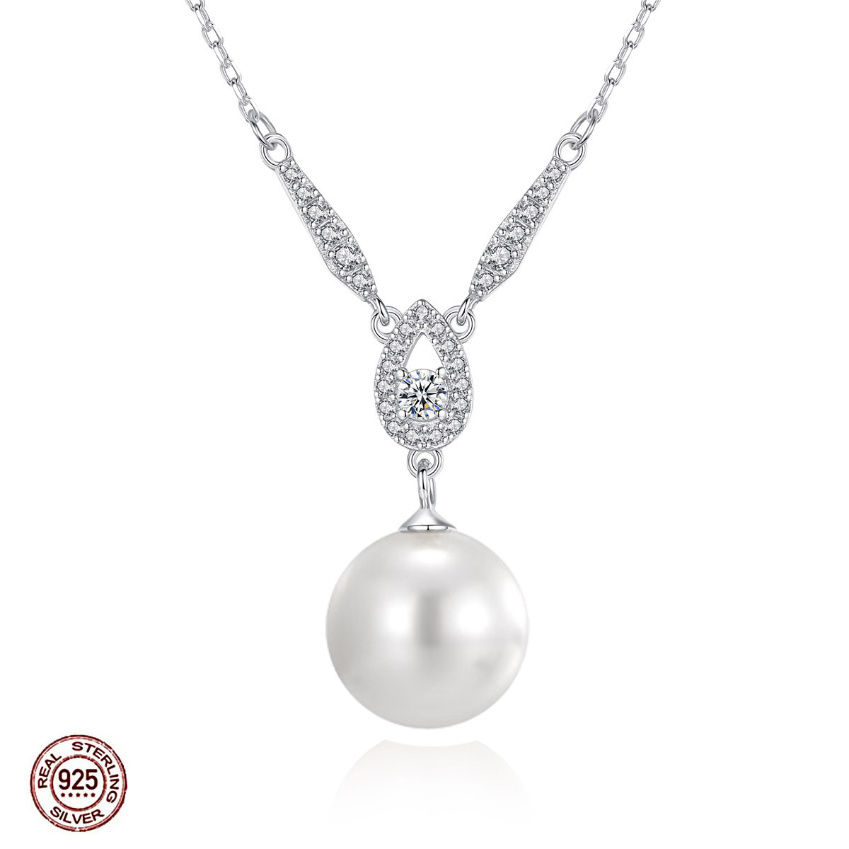 NFC Pearl Necklace-Lock Your Unique Story inside Jewelry Forever.
