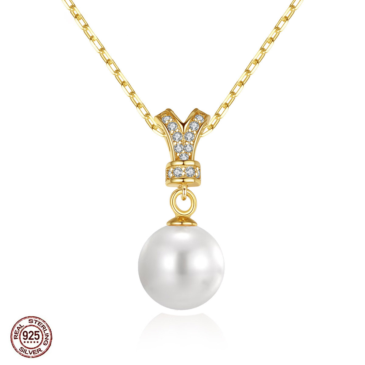 Zephyr Key NFC Pearl Necklace