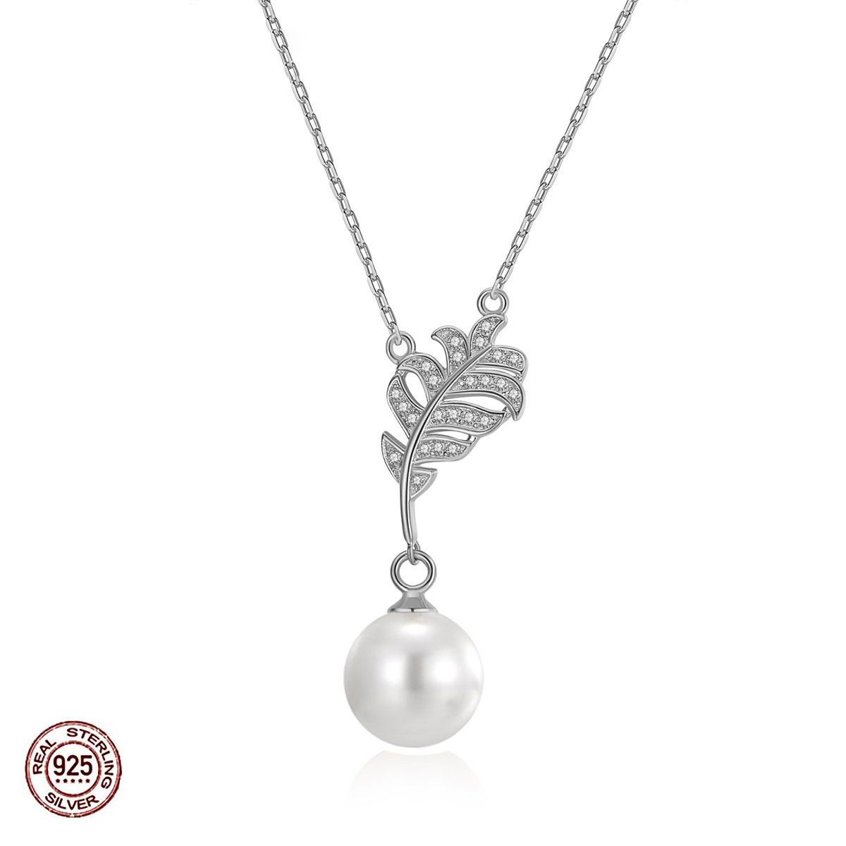 NFC Pearl Necklace-Lock Your Unique Story inside Jewelry Forever.