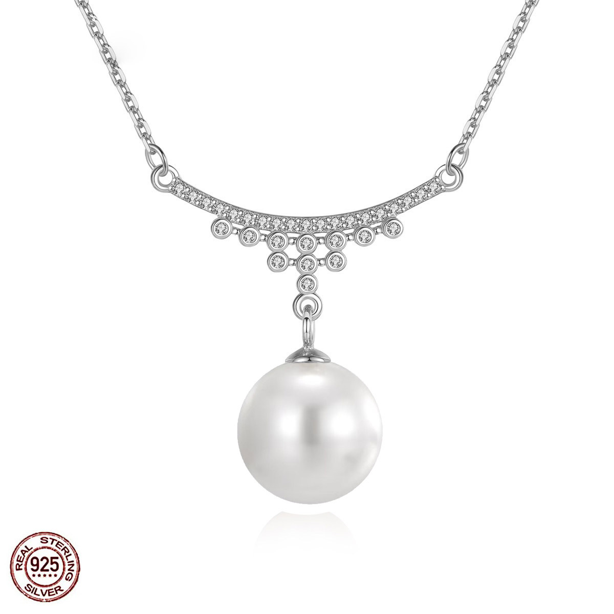 NFC Pearl Necklace-Lock Your Unique Story inside Jewelry Forever.
