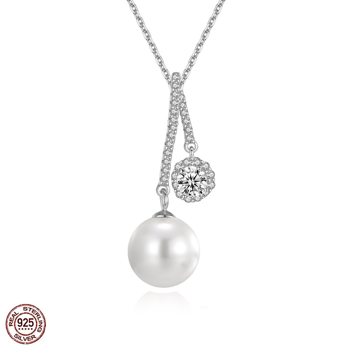 NFC Pearl Necklace-Lock Your Unique Story inside Jewelry Forever.