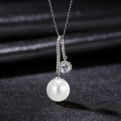 AuraVault NFC Pearl Necklace
