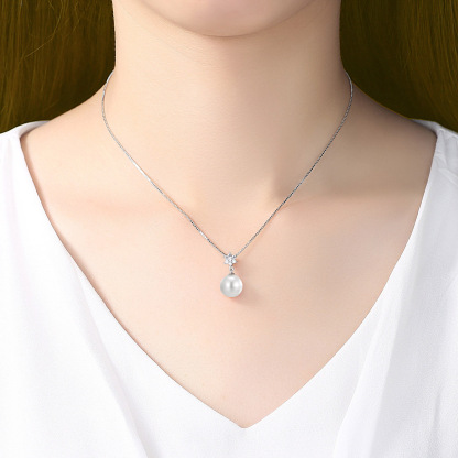 Silica Wave NFC Pearl Necklace