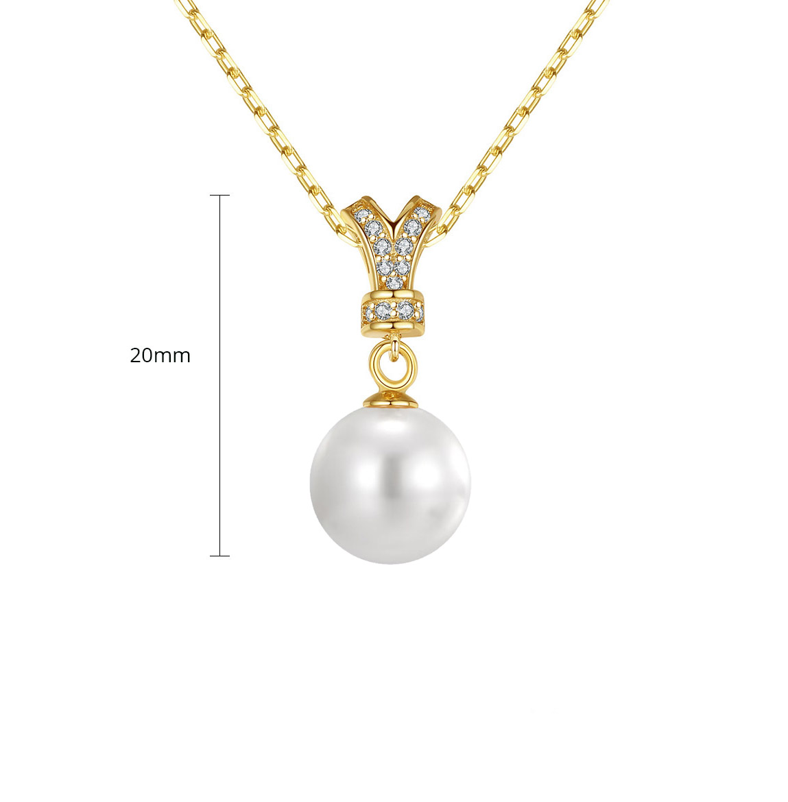 Zephyr Key NFC Pearl Necklace