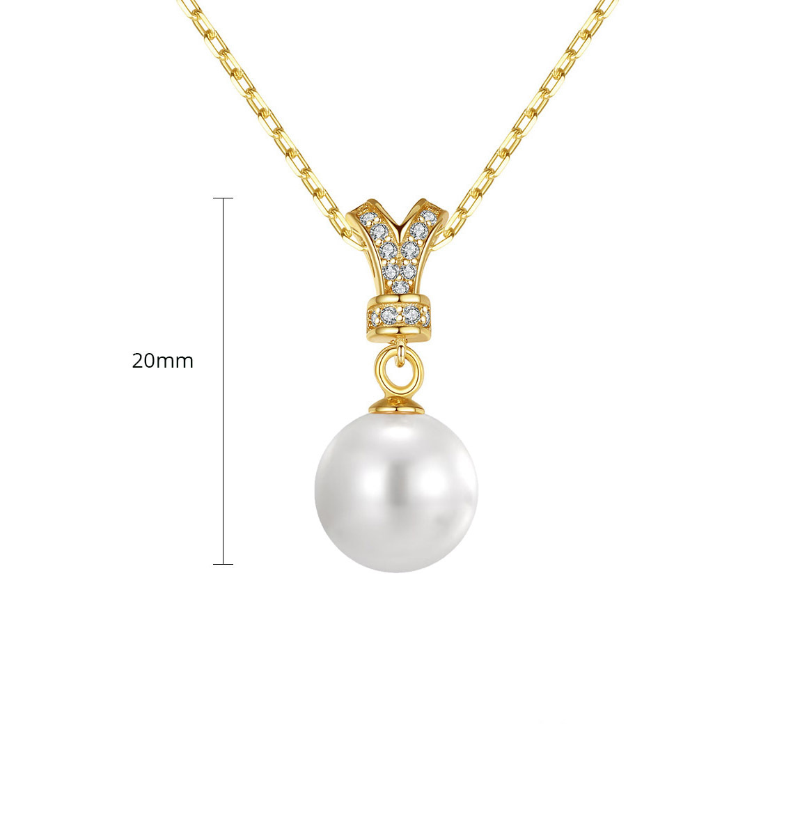 Zephyr Key NFC Pearl Necklace