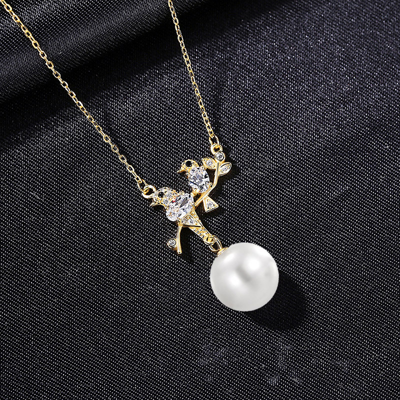 Lovely Birds NFC Pearl Necklace