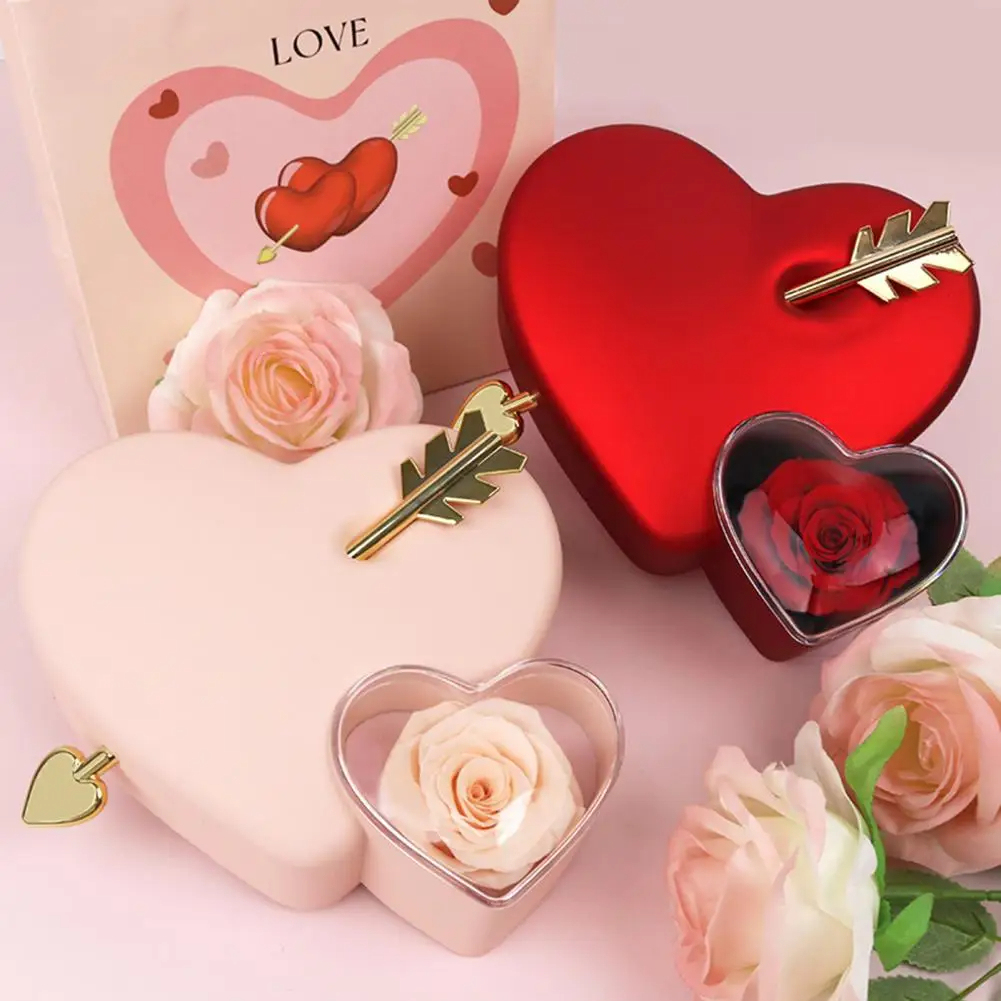 Arrow Heart Rose Box