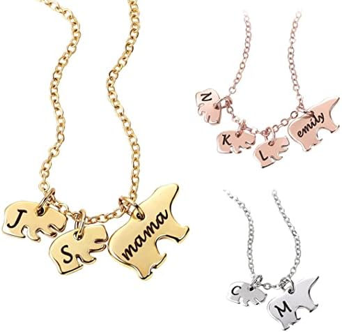 Mothers Day Gift Mama Bear and Baby Bear Necklace Gift for Women Mom Gift for Her - SMBN