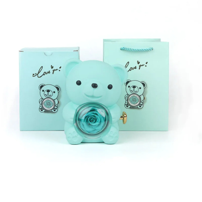 Bear Rotate Rose Box