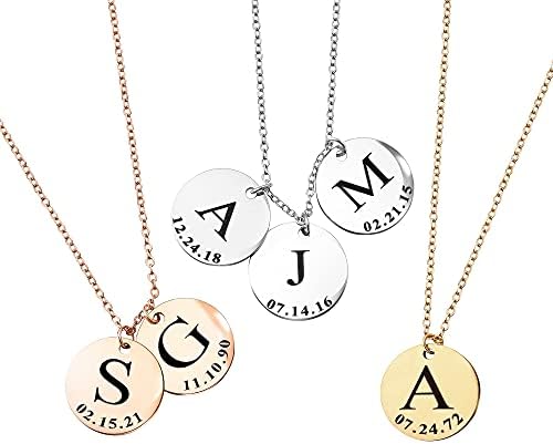 Personalized Gift for Mom Delicate Initial Necklace for Women Best Friends Gift Family Name Gradu...
