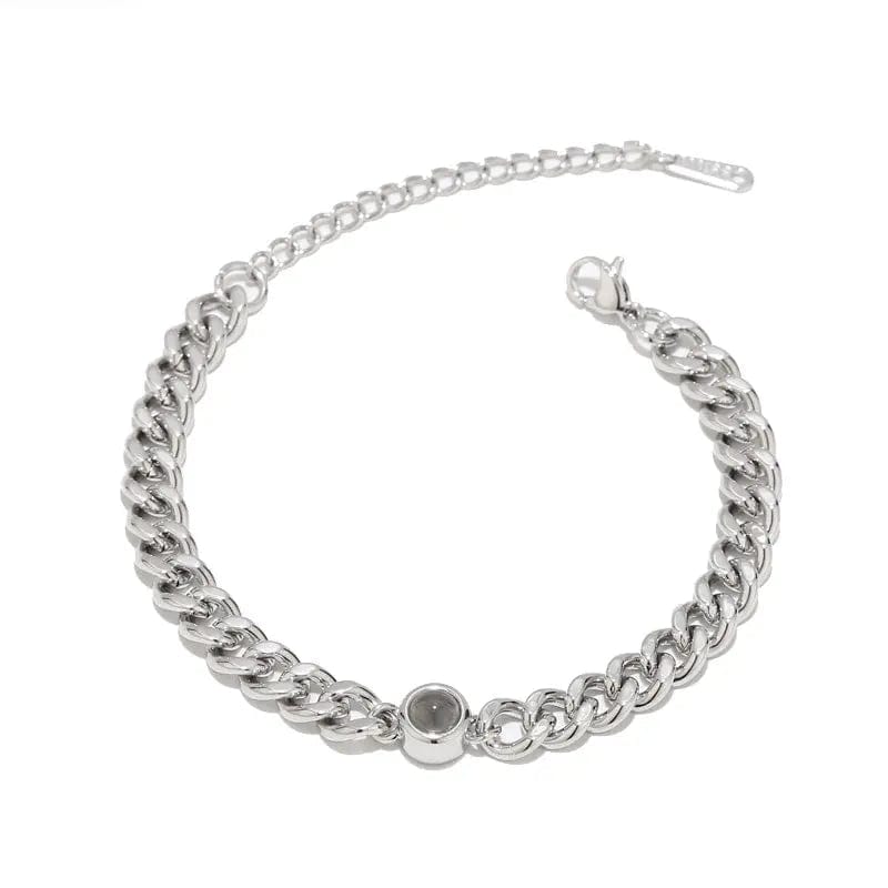  Cuban Hidden Photo Bracelet