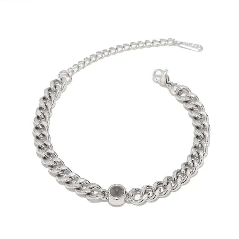 Cuban Hidden Photo Bracelet