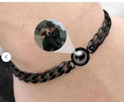  Cuban Hidden Photo Bracelet