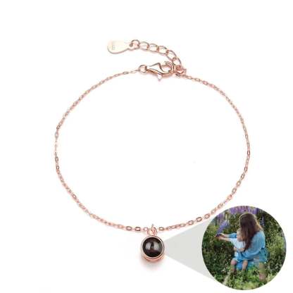  Halo Chain Hidden Photo Bracelet