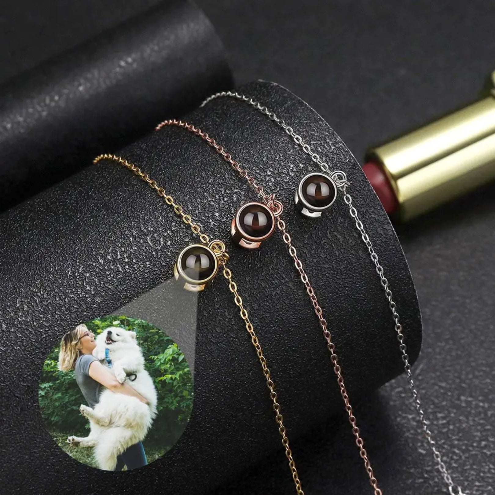  Halo Chain Hidden Photo Bracelet