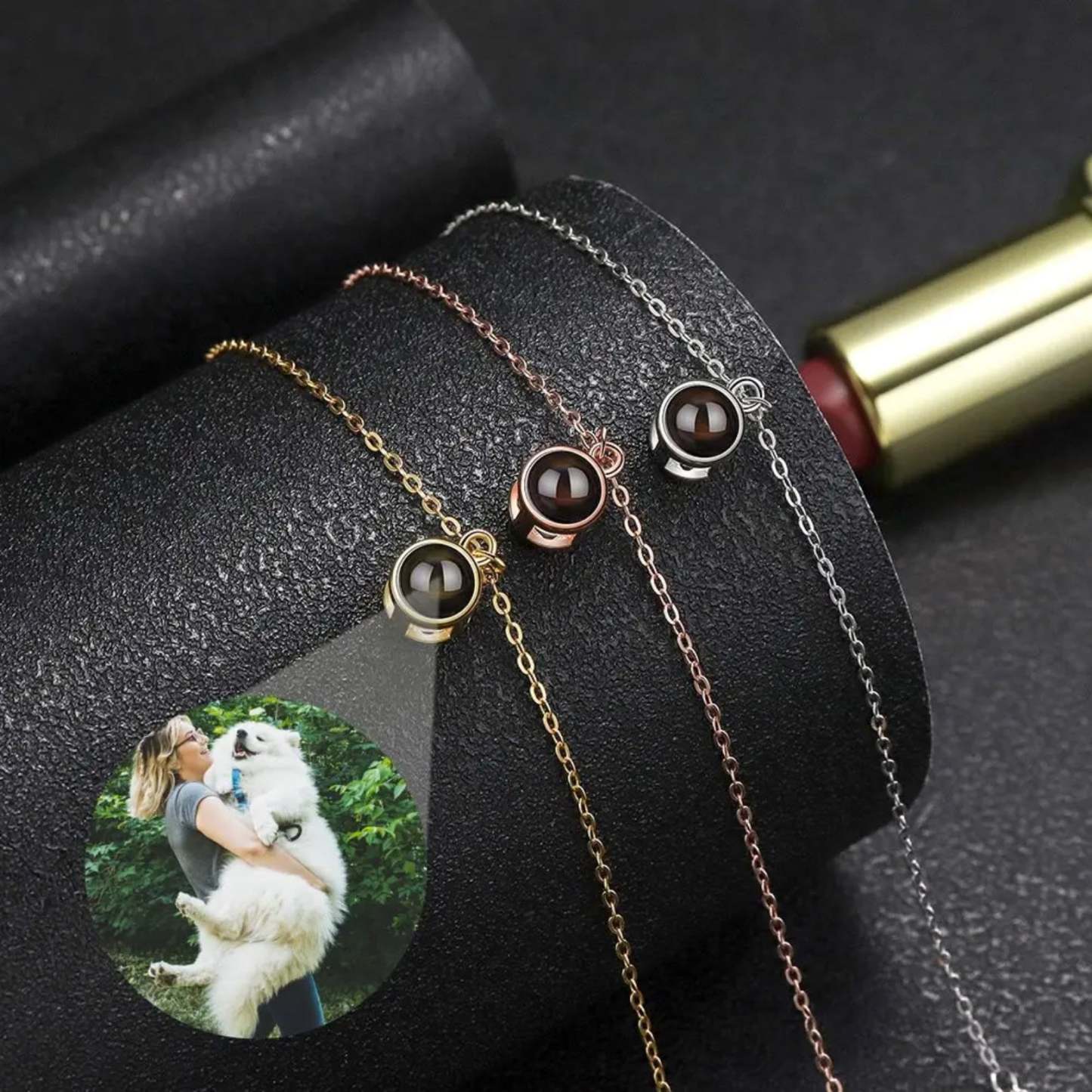  Halo Chain Hidden Photo Bracelet