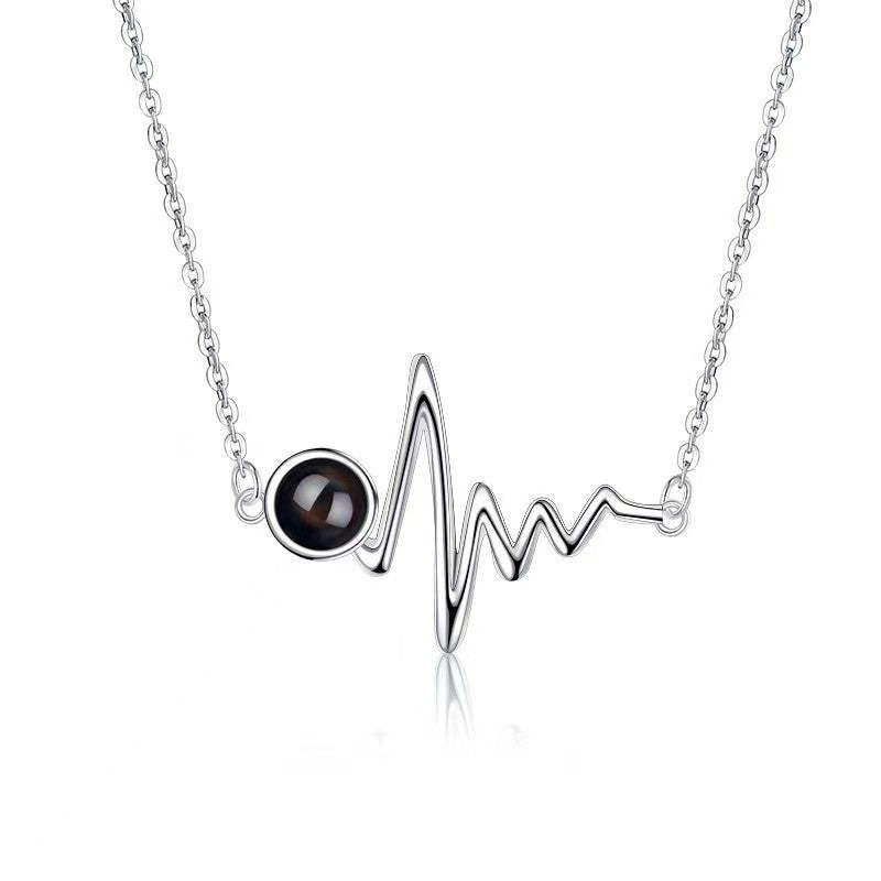 Harmony Locket 925 Sterling Silver Projection Necklace