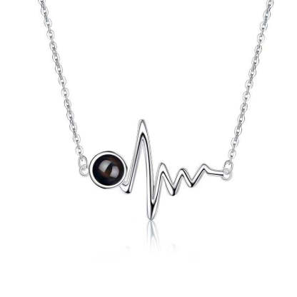 Harmony Locket 925 Sterling Silver Projection Necklace
