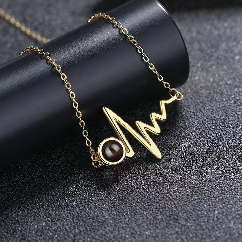 Harmony Locket 925 Sterling Silver Projection Necklace
